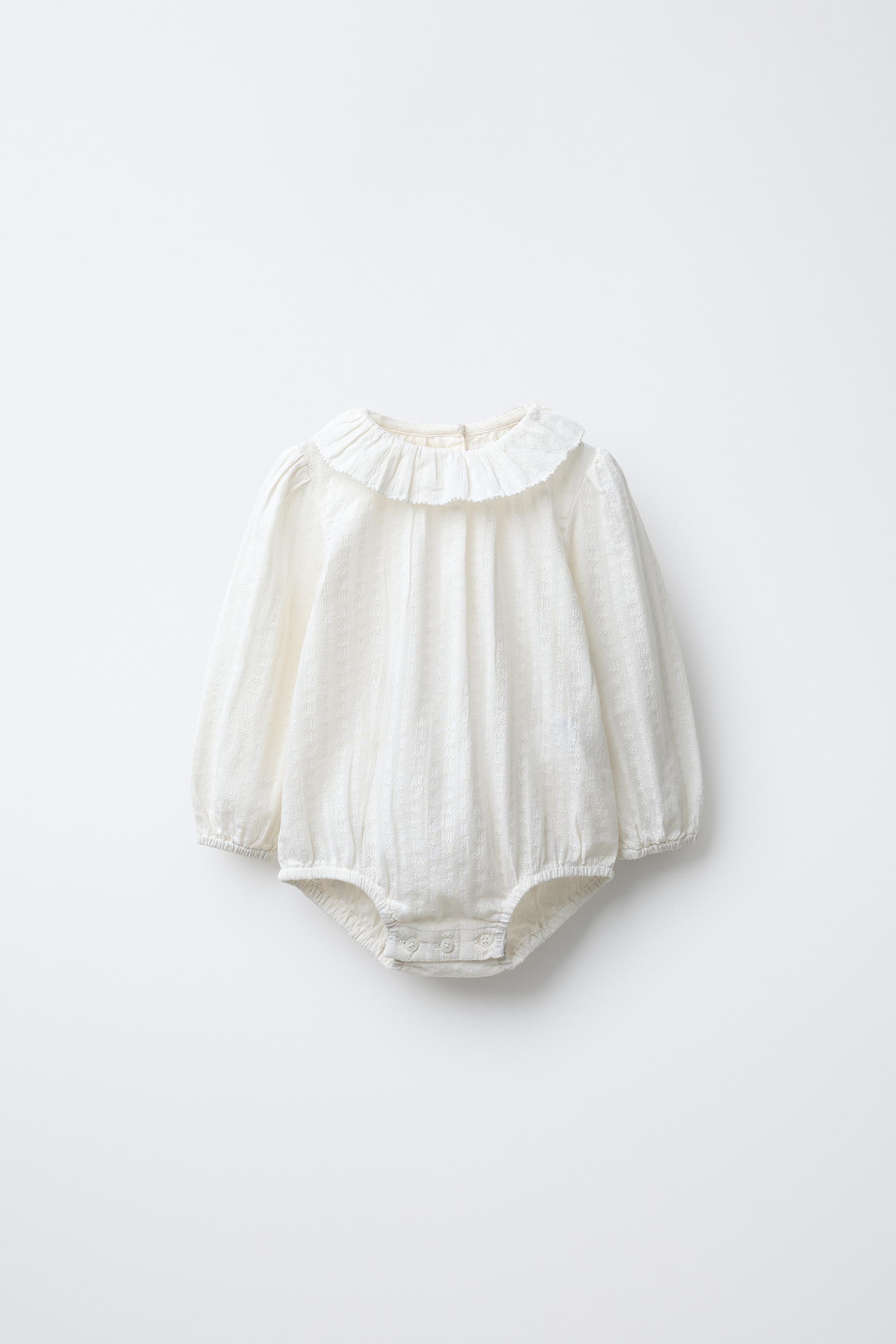 EMBROIDERED FAGOTING BODYSUIT